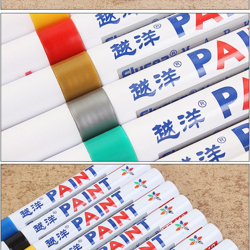 HOT SALE 1PC 12 Colors Paint Marker Pens Tyres Cars Waterproof Universal Paint Marker Doodle Usefully Dropshipping Colorful