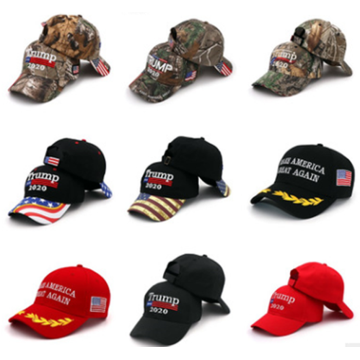wholesal Men Women Camouflage Baseball Hat Visor Trump 2020 MAGA Camo Embroidered Hat Keep Make America Great Again Cap US Stock