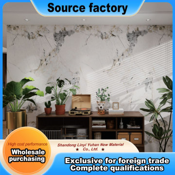 Modern Stone Vein Wallpaper Large Slab Design