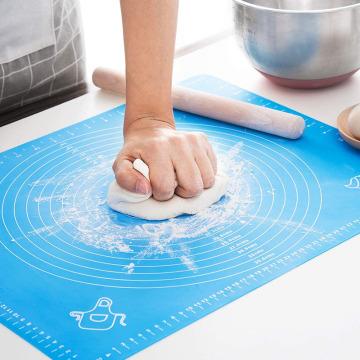 Silicone Baking Mat For Pastry Rolling Dough With Measurements Non Stick Table Sheet Kitchen Baking Supplies For Bake Pizza Cake