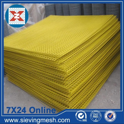 Yellow PVC Coated Welded Wire Mesh wholesale