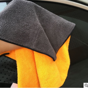 Thickened Super Absorbent Coral Velvet Car Towel 45*38 Double Color Double-sided Coral Velvet Car Cleaning Car Wash Towel