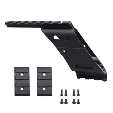 Universal Tactical AEG Pistol Plastic Polymer Base Quad Rail Picatinny Sight lighting Scope Mount For 17 5.56