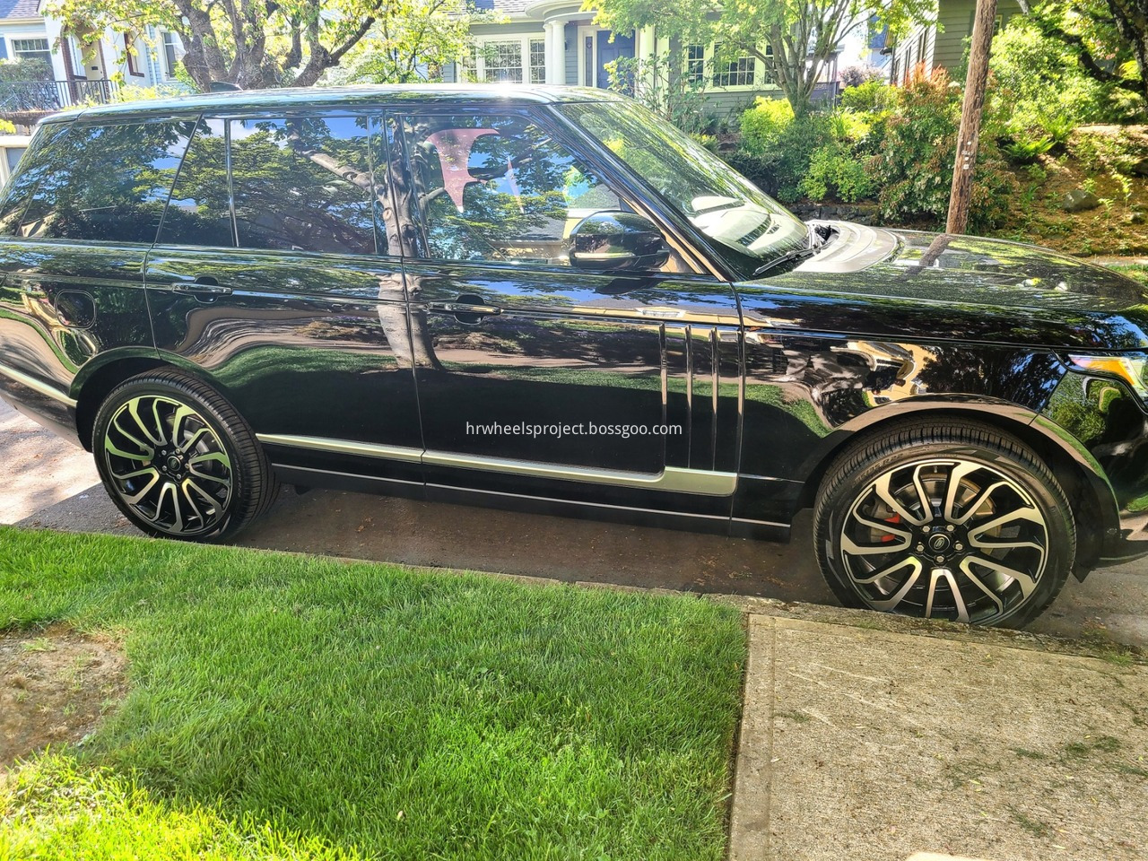 RANGE ROVER WHEELS BLACK MACHINED