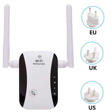 Wireless WiFi Amplifier 300Mbps Wi-Fi Repeater WiFi Signal Booster Access Point for Household Computer Safety Parts