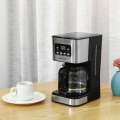 Automatic Electric Coffee Machines 12 Cups 1.5L Espresso Coffee Machine Detachable Electric Foam Coffee Maker Kitchen Appliance