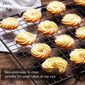 2pcs/set Nonstick Metal Cake Cooling Rack Grid Net Tray Cookies Biscuits Bread Drying Stand Cooler Holder Baking Tools
