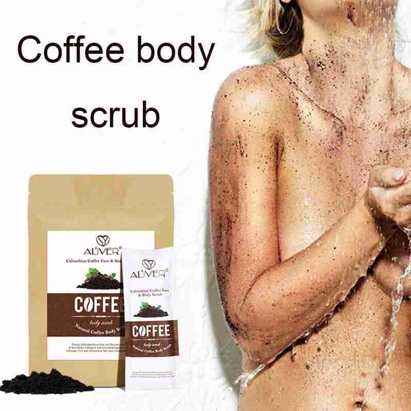 Coffee Scrub Body Scrub Cream Dead Sea Salt For Exfoliating Moisturizing Treatment Whitening Cellulite Skin Anti Care H0P0