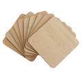50pcs 30mm 1.18inch Square plywood Wooden Blank Wood Slices DIY Crafts Common wood for Creating Jewelry DIY