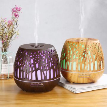 Hot 400Ml Essential Oil Diffuser Humidifiers Remote Control Ultrasonic Aromatherapy Diffusers Room Decor