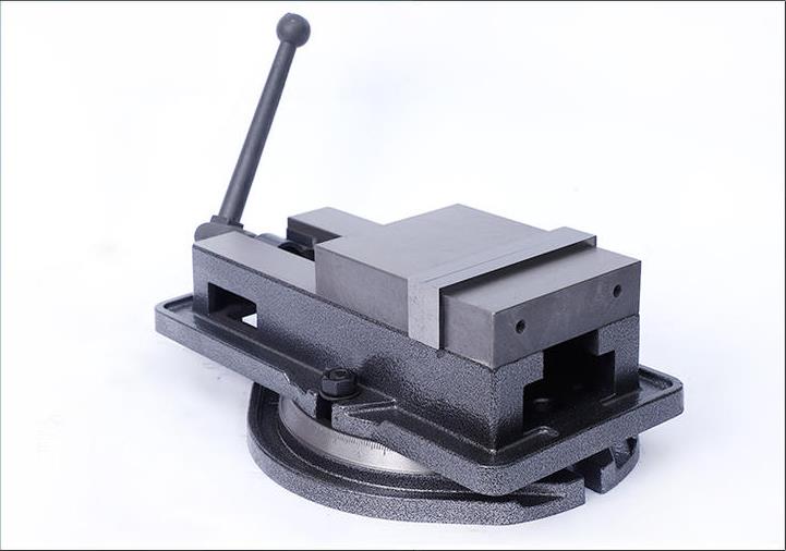 Milling machine heavy duty CNC precision vise 4 inch T tooth machining center special angle fixed vise with rotating base