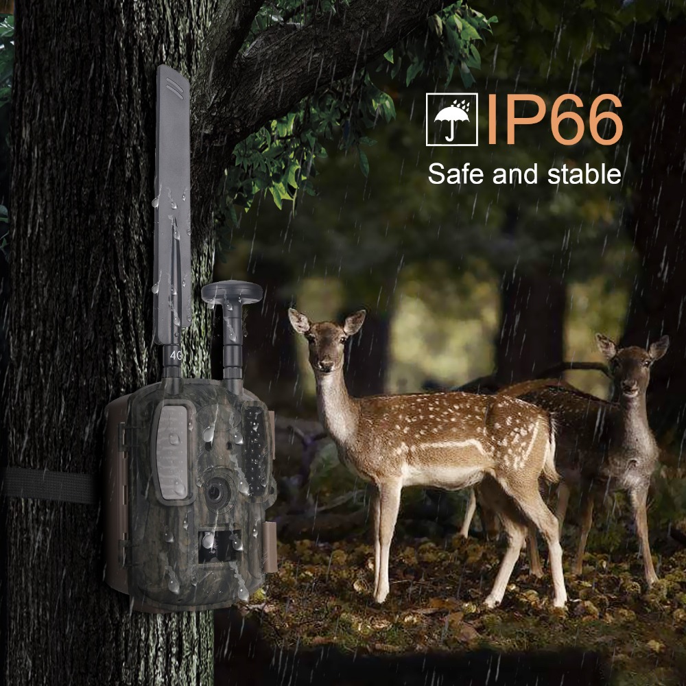 BOBLOV 4G Hunting camera GPS FTP Camera trail Email 4G Hunting Wildlife camera support MMS GPRS GSM Photo traps 4G Night vision