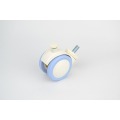 2inch/2.5inch ,Beautiful Medical casters/wheels With Point brake,M10x20 screw ,Convenient,For Hospital trolley,Crib
