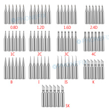 5pcs/set 936 900M-T-B 900M-T-I 900M-T-IS Welding Tool Lead-Free Soldering Iron Head Bit For Solder Station Welding Accessories