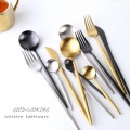 Hot Sale Dinner Set Cutlery Knives Forks Spoons Wester Kitchen Dinnerware Stainless Steel Home Party Western Food Tableware Set
