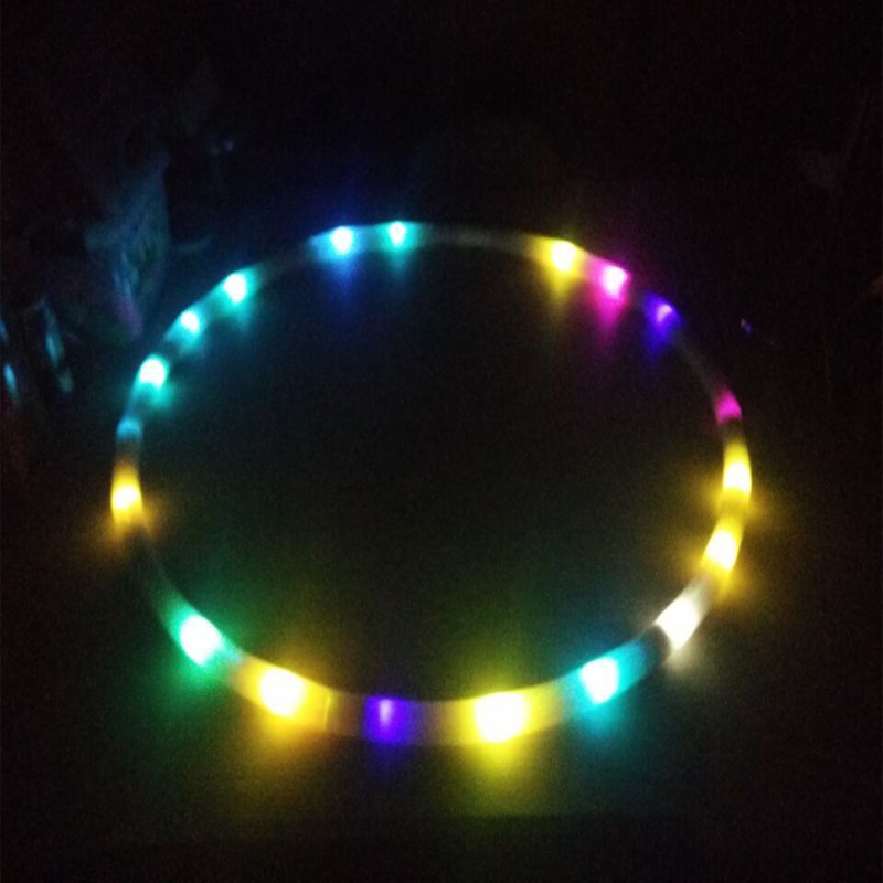 Multi-Color Home Indoor Family LED Fitness Hoop Lightweight Removable Sport Children And Adults Creative Performance Fitness
