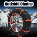 10PCS / Set Car Truck Snow Anti-Skid Wheel Tire Chains Anti-Slip Belt Orange high quality