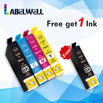 5PK 603XL Ink Cartridge 603 xl T603XL Compatible for Epson XP-2100 XP-2105 XP-3100 XP-3105 XP-4100 XP-4105 WF-2810 2830 Printer