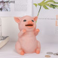 Cartoon Resin Pig Piggy Bank Coin Bank Money Box Saving Pig Shaped Coins Container Home Decoration Christmas birthday gifts