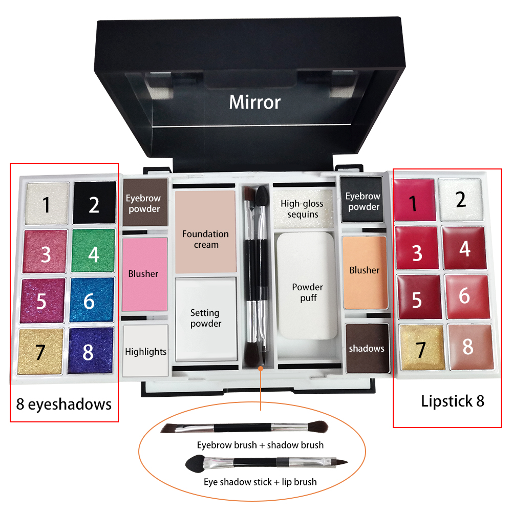 Double Eyeshadow 26 color set and Eye Shadow Palette Cosmetic Makeup Kit Set5