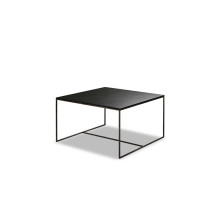 Square coffee table in black