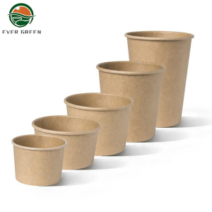 Disposable Hot Sale Kraft Paper Bowl Dessert Bowls