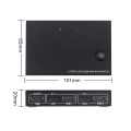 2 Port 4K USB Switch KVM VGA Switcher Splitter Box For Sharing Printer Keyboard Mouse KVM Switch HDMI-compatible USB Hub