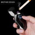 USB sense touch Lighters Electronic USB Recharge Cigarette Smoking Electric gift Lighter for boyfriend gift