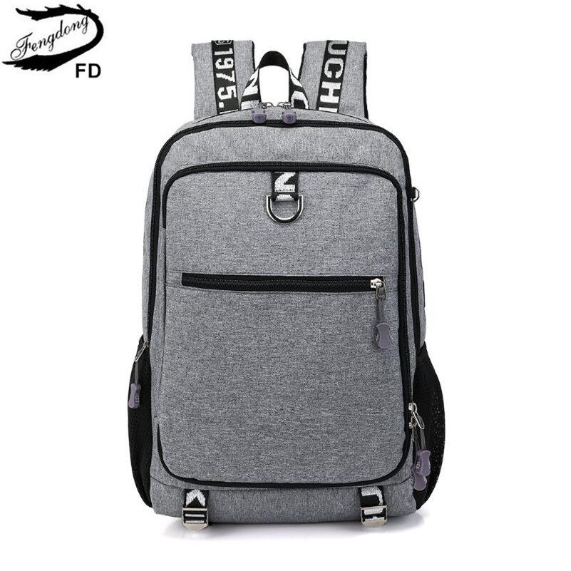 Fengdong school bags for boys student school backpack men travel bags kids boy laptop computer bag pack schoolbag dropshipping