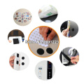 White black 20mm Diameter Nylon Fabric Sticky Back Round Coins Hook Loop Self Adhesive Fastener Dots Tapes hook loop tape 500pcs