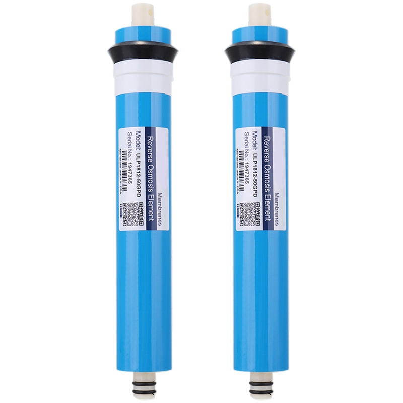 2Pcs ULP1812-50 Residential Water Filter 50 Gpd RO Membrane NSF Used for Reverse Osmosis System