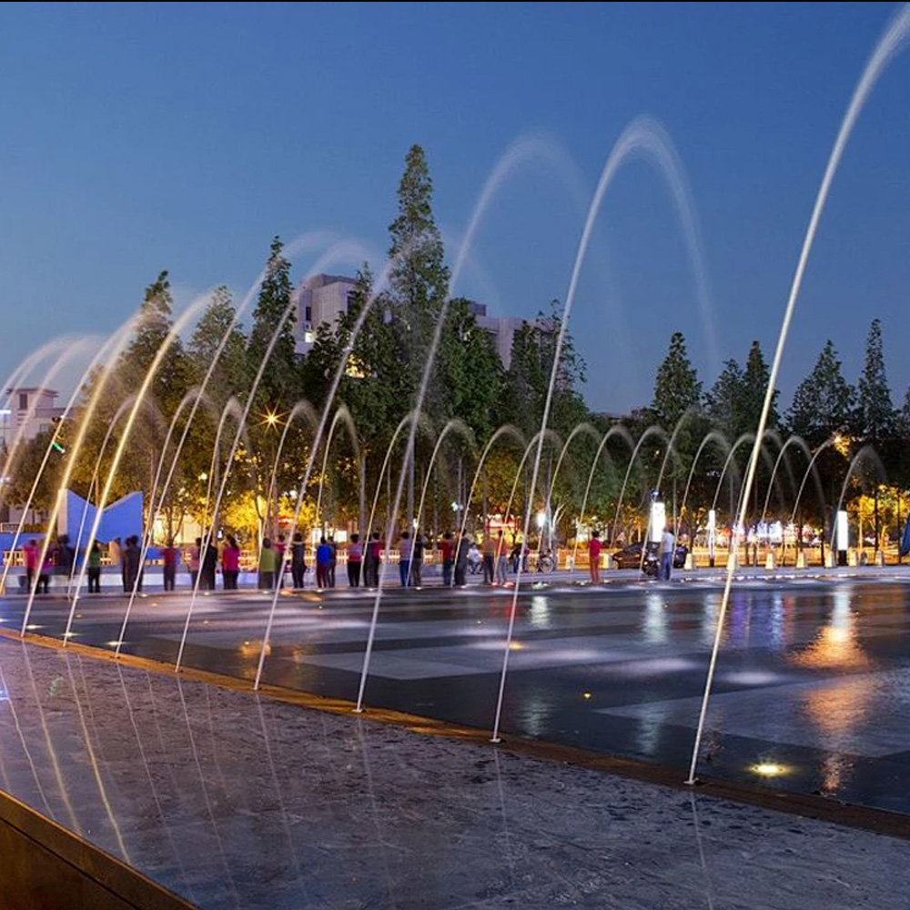 jumping water fountain