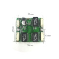 Mini 5V 12Vswitch module PBC OEM module mini size 3/4/5 Ports Network Switches Pcb Board mini ethernet switch 5V-12V 10/100Mbps
