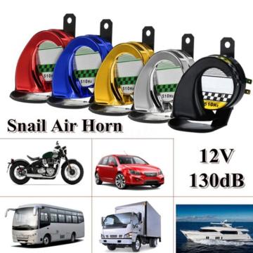 12V 130DB Universal Car Horn Signal for Auto Vehicle Trucks siren Car Horn Black Snail Waterproof Signal Horn Car Accessories L1