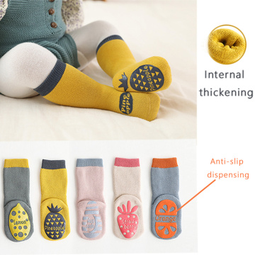 Baby Socks Long Socks Kids Knee Lengths Non-slip Soft Cotton Baby Socks Kids 0-5 Years Knee High Socks