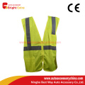 Mesh Fluorescent Vest With Pockets Zipper