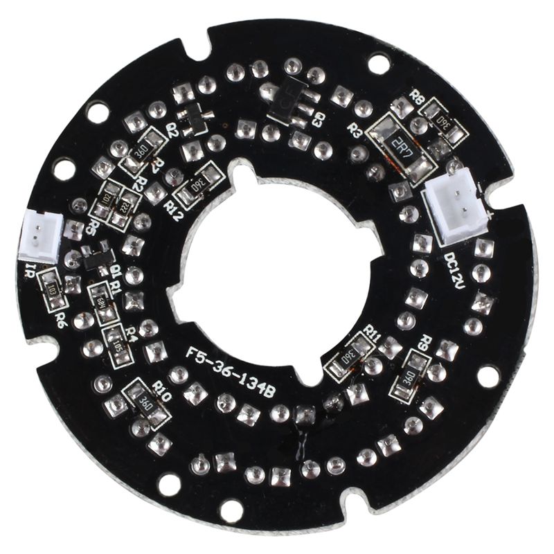 Infrared 36 IR LED Light Board for CCTV Security Cameras 850nm Night vision Diameter 54mm