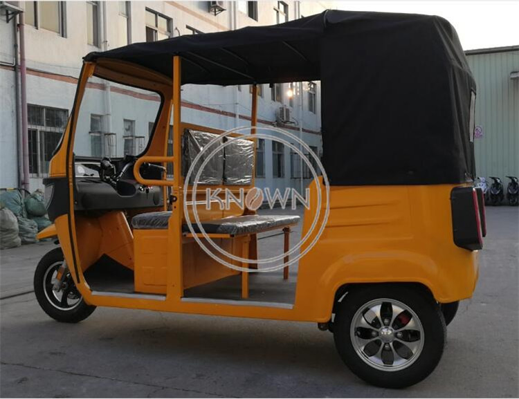 Hot Sale Adult Electric Motorcycle Tricycle Three Wheels Passenger Vehicles 4-5 Person Tuk Tuk Car