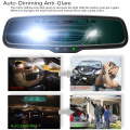 GreenYi Parking Sensors with Mirror Auto Dimming Monitor with Car Auto Parktronic LED Parking Sensors 4/8 Radar Detector System
