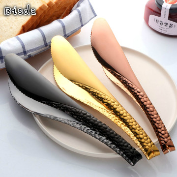 2 Pcs Stainless Steel Food/Bread/Pasta Clip Kitchen Tool BBQ/Salad/Meat/Kitchen Tongs