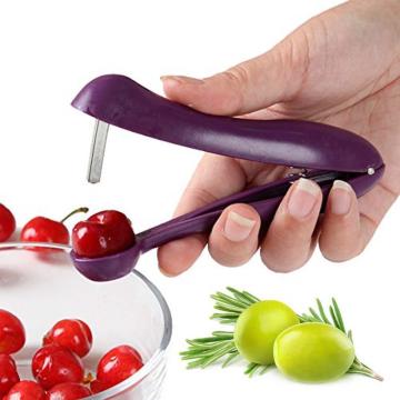 Cherry Olive Pitter Stoner Pits Seed Fruit Remover Core Squeeze Stone Tool