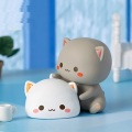 Cute couple cat desk sets blind box gifts desk decor kawaii desk dolls birthday aniversary gifts