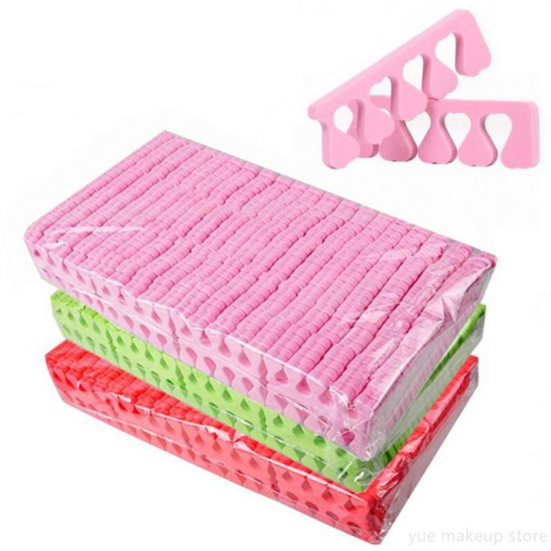 Wholesale 500pcs Pedicure Toe Separators Nail Art Finger Separators Soft Foam Toe Stretcher For Toe & Finger Relaxing Holding 30