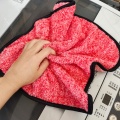 35X35CM Microfiber Super Absorbent Double-sided Coral Fleece Wipe Cloth ,for Car Washing/Wipe Table kitchen Towel