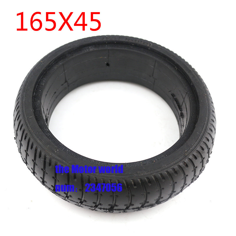 165x45 Solid Tire 6.5 inch for 6.5" diameter 160mm Hoverboard Self Balancing Electric Scooter Spare Parts Free Shipping