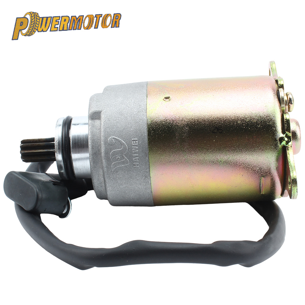 GY6 Motorcycle Starter High Performance Alloy Electric Starting Motor For GY6 125cc-200cc Engine ATV Bike Buggy Moped Scooter