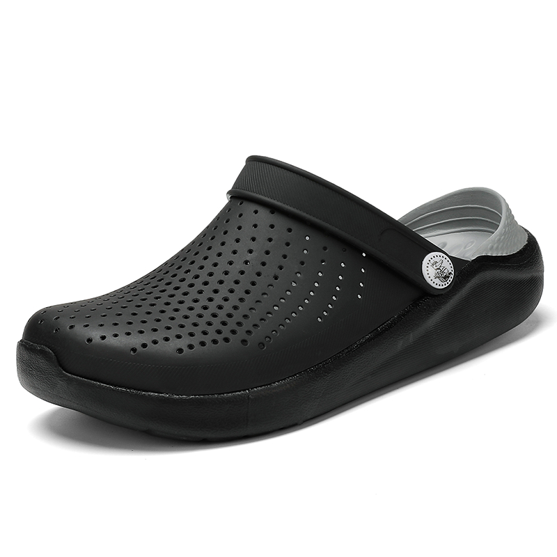 Men Summer Sandals Large Size 46 Yards Beach Sports Women Male Slip-on Shoes Slippers Croc Clogs Crocks Crocse Water Mules
