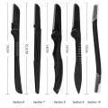 Eyebrow Trimmer Tinkle Facial Blade Knife Razor Hair Remover With Cap Woman Tool TXTB1