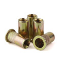 20PCS M3,M4, M5, M6, M8 Zinc Plated Carbon Steel Rivet Nut Flat Head Threaded Rivet Insert Nutsert Cap Rivet Nut