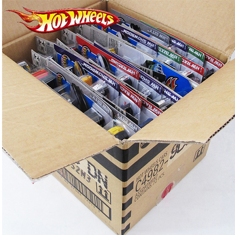 5pcs-72pcs/box Hot Wheels Car Model Toys for Children Diecast Metal Plastic Hotwheels Brinquedo Hot Kids Toys for Boys Truck Set